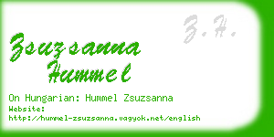zsuzsanna hummel business card